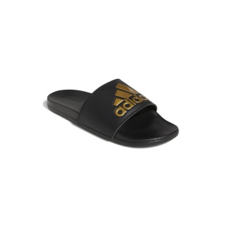 adidas Badeschuhe Adilette Comfort Logo schwarz/gold - 1 Paar